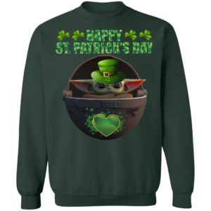 Happy St Patrick's Day Baby Yoda The Child Shirt