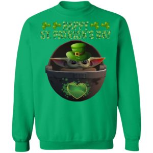 Happy St Patrick's Day Baby Yoda The Child Shirt
