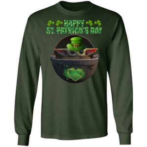 Happy St Patrick's Day Baby Yoda The Child Shirt