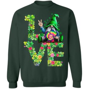 Funny LOVE Gnomes Irish Shamrock St Patrick's Day Shirt