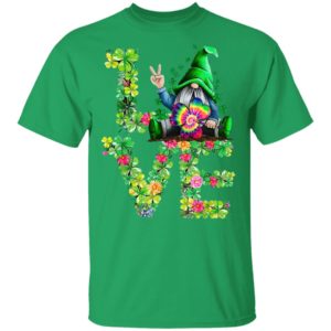 Funny LOVE Gnomes Irish Shamrock St Patrick's Day Shirt