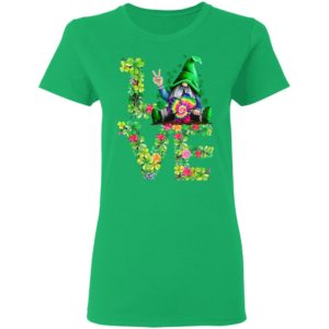 Funny LOVE Gnomes Irish Shamrock St Patrick's Day Shirt