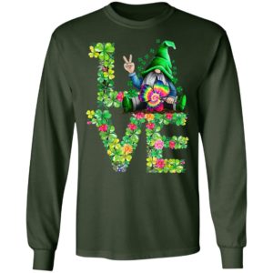 Funny LOVE Gnomes Irish Shamrock St Patrick's Day Shirt
