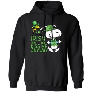 St Patricks Day Snoopy I'm Not Irish But Kiss Me Anyway shirt
