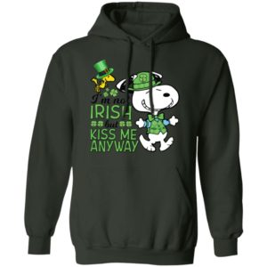St Patricks Day Snoopy I'm Not Irish But Kiss Me Anyway shirt