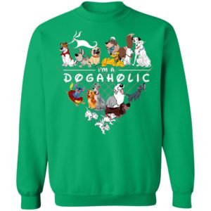 Disney 101 Dalmatians Dogs Dogaholic Shirt