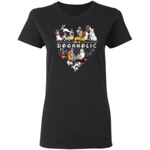 Disney 101 Dalmatians Dogs Dogaholic Shirt