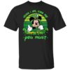 Leprechaun Woodstock Kiss Me Snoopy St Patricks Day Shirt