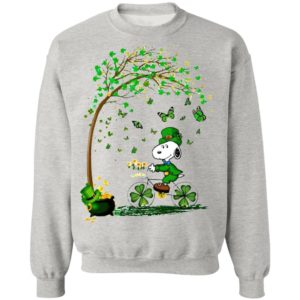 Lucky Snoopy Charlie Brown Patty Day Shirt