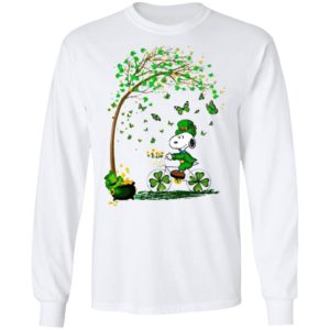 Lucky Snoopy Charlie Brown Patty Day Shirt