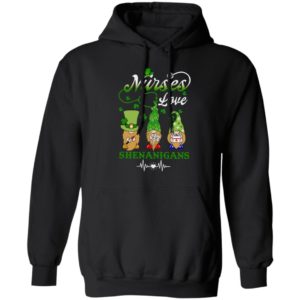 Nurse Gnome Crew Love Shenanigans St Patrick's Day Shirt