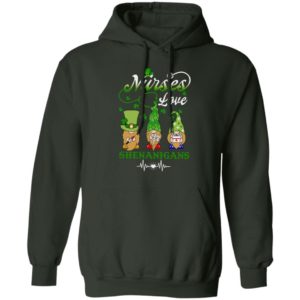 Nurse Gnome Crew Love Shenanigans St Patrick's Day Shirt