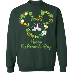 Mickey Castle Happy St. Patricks Day Shirt
