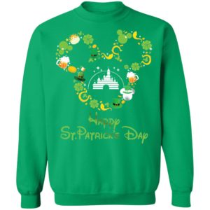 Mickey Castle Happy St. Patricks Day Shirt