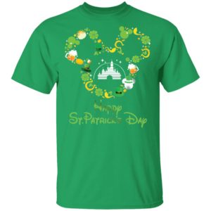 Mickey Castle Happy St. Patricks Day Shirt
