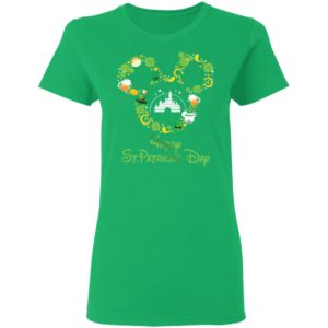 Mickey Castle Happy St. Patricks Day Shirt