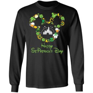 Mickey Castle Happy St. Patricks Day Shirt