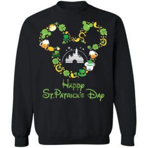 Mickey Castle Happy St. Patricks Day Shirt
