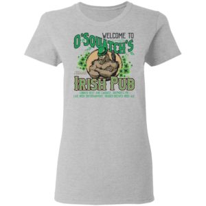O'Squatch's Slainte Irish Pub Bigfoot Shirt