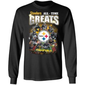 Pittsburgh Steelers All Time Greats Signatures Team Football Shirt