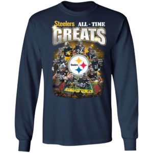 Pittsburgh Steelers All Time Greats Signatures Team Football Shirt