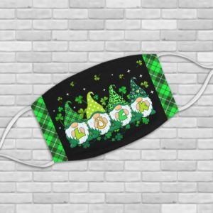 Luck Irish Gnomes Gnome Crew Happy Saint Patrick’s Day Face Mask