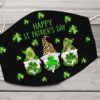 Green Diamond Printed Lucky Shamrock Face Mask Green Diamond Printed Lucky Shamrock Face Mask