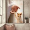 You Are My Sunshine Script Heart Song Quote Poster Canvas
