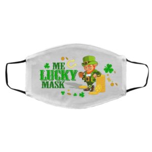 Irish Leprechaun Shamrocks and Shenanigans St Patrick?s Day 2021 face mask