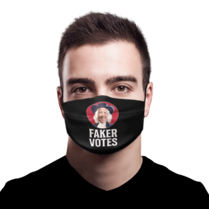 Faker Votes Funny Election Face Mask
