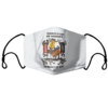 Happy Saint Cattys Day Funny Cat St Patricks Day Face Mask