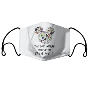 Mickey Mouse Head The One Where They Go To Disney Face mask