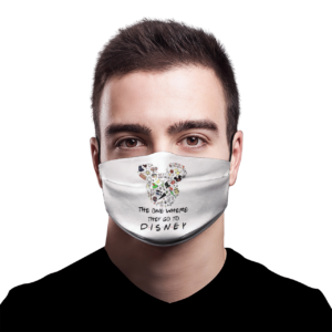 Mickey Mouse Head The One Where They Go To Disney Face mask