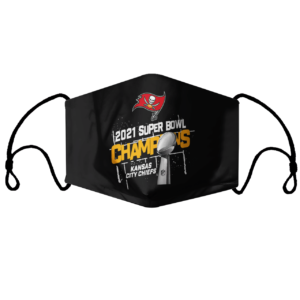Tampa Bay Buccaneers 2021 Super Bowl Champions Kansas City Chiefs Face Mask