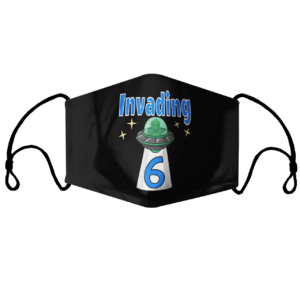 The Baby Alien 6th Birthday Boy Invading Face Mask