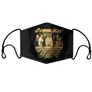 Cobra Kai 2018-2021 03 seasons 30 episodes signatures face mask