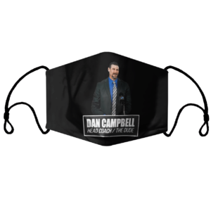 Dan Campbell head coach the dude face mask