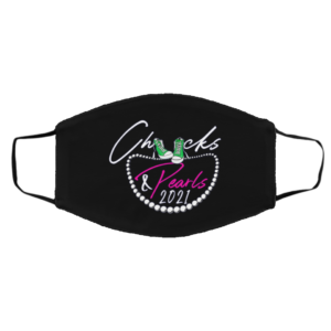 Chucks And Pearls 2021 face mask
