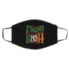 Irish St Patrick Day Gnome Shamrocks and Shenanigans face mask
