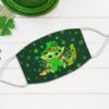 Baby Yoda Shamrock Leprechaun Yoda Face Mask