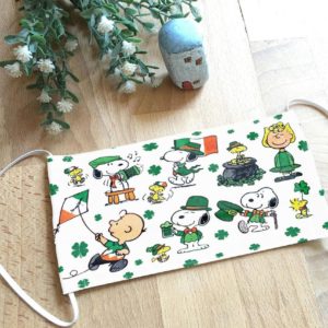 Snoopy St Patrick’s Day Face Mask