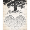 Dave Matthews Band You And Me Script Heart Song Lyric Quote Poster Canvas Dave Matthews Band You And Me Script Heart Song Lyric Quote Poster Canvas