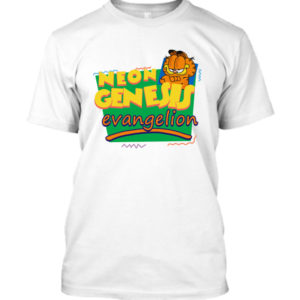 Neon Genesis Evangelion Meets Garfield And Friends Shirt