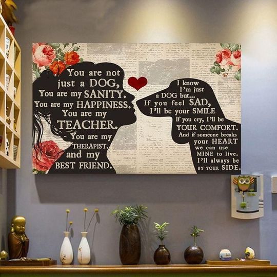 Dachshund I Know Im Just A Dog But If You Feel Sad Ill Be Your Smile Flowers Poster Canvas Dachshund I Know Im Just A Dog But If You Feel Sad Ill Be Your Smile Flowers Poster Canvas