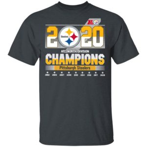 2020 Pittsburgh Steelers Afc North Division Champions shirt
