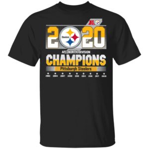 2020 Pittsburgh Steelers Afc North Division Champions shirt