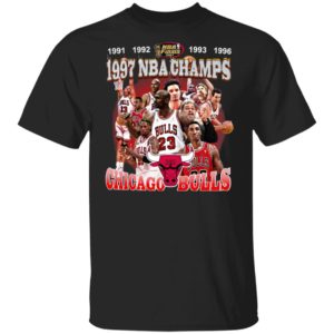 1997 Nba Champions Shirt, Chicago Bulls Shirt 1991 1992 1993 1996 Nba Champs Shirt