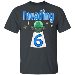 The Baby Alien 6th Birthday Boy Invading Shirt