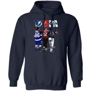 Tampa Tampa Bay Lightning Tampa Bay Buccaneers Tampa Bay Rays Nikita Kucherov Tom Brady Randy Arozarena signatures shirt