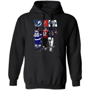 Tampa Tampa Bay Lightning Tampa Bay Buccaneers Tampa Bay Rays Nikita Kucherov Tom Brady Randy Arozarena signatures shirt